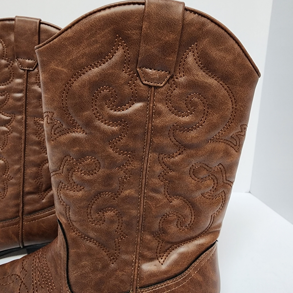 Tucker + Tate Brown Western Cowgirl Boots Size 4M - Picture 5 of 8